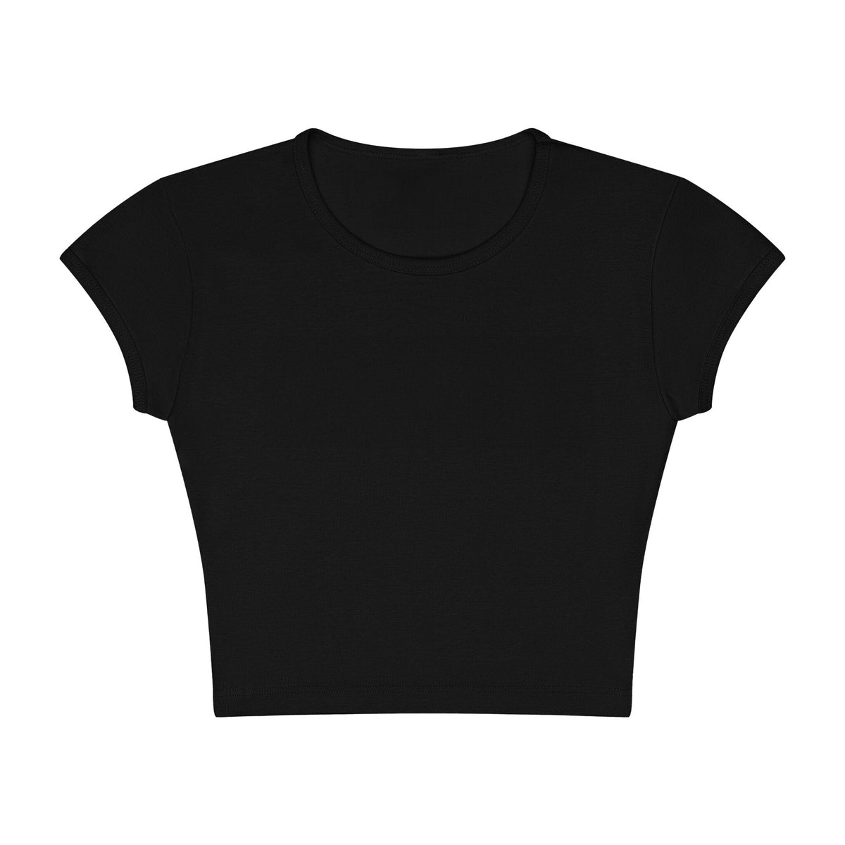 Fitted baby tee mockup