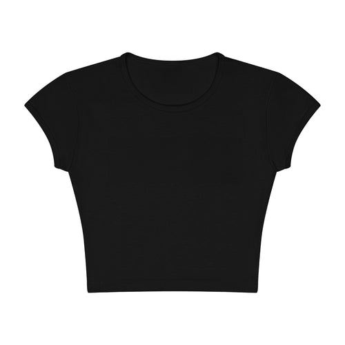 Fitted baby tee mockup