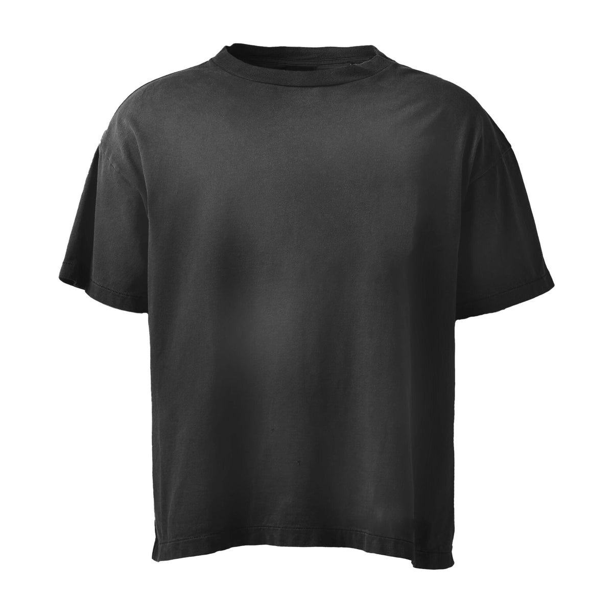 Washed oversized tee mockup